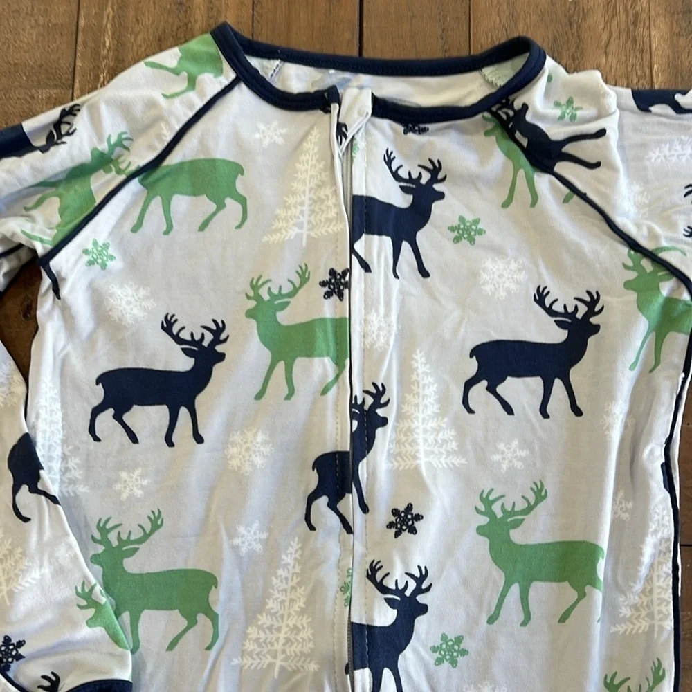 Sweet bamboo winter deer bamboo pajamas